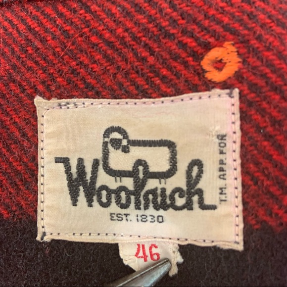 Vintage 1960’s Woolrich Buffalo Plaid Wool Jacket - Picture 11 of 13